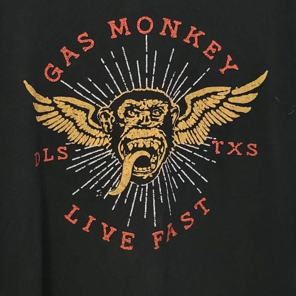 Gas Men's Black T-shirt